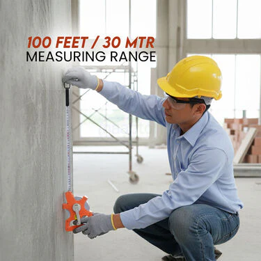 100 Ft Measuring Tape For Construction (MT01) - Image 5