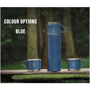12 Hours Hot & Cold - Insulated Flask + 3 Cups (1F3C1) - Image 4