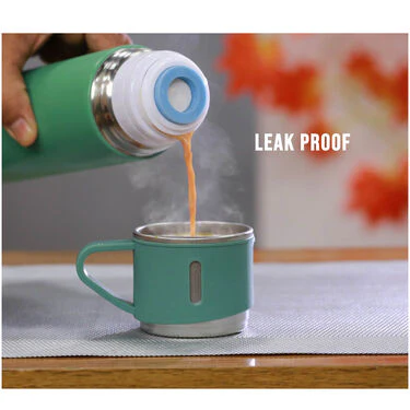 12 Hours Hot & Cold - Insulated Flask + 3 Cups (1F3C1) - Image 9