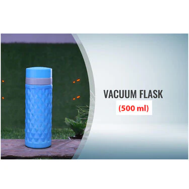 12 Hours Hot & Cold Insulated Flask + Soup Bowl + 2 Cups with Lids (1F1SB2C) - Image 2