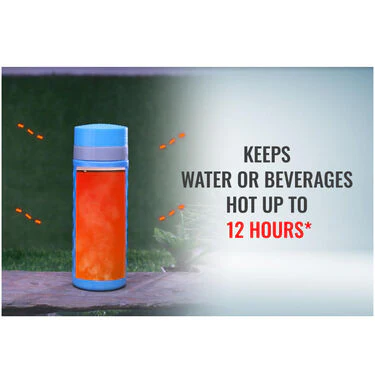 12 Hours Hot & Cold Insulated Flask + Soup Bowl + 2 Cups with Lids (1F1SB2C) - Image 5