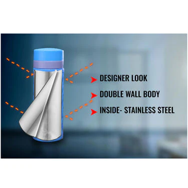 12 Hours Hot & Cold Insulated Flask + Soup Bowl + 2 Cups with Lids (1F1SB2C) - Image 7