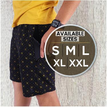 2 Comfortable Cotton Rich Shorts For Mens With Free Leatherite Wallet And Digital Watch (BPW2) - Image 4