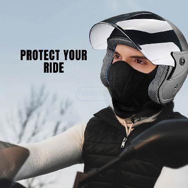 2 Full Face Helmet Mask For Bikers With Free Sleeveless Vest (2MB1) - Image 5