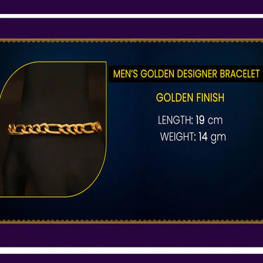 2 Golden Chain + Bracelet + Ring + Digital Watch (2GCBRW3) - Image 8