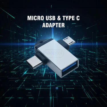 2 in 1 OTG Micro USB & Type C Adapter (OTG1) - Image 2