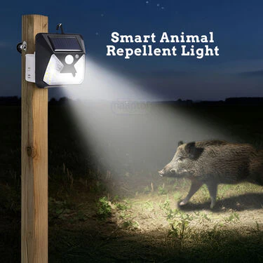 2 In 1 Solar Light With Animal Repellent Light  (LL21) - Image 4