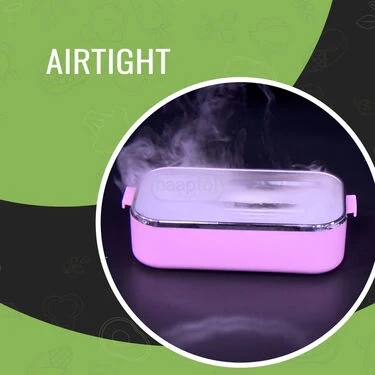 2 Layer Airtight & Leakproof Steel Insulated Lunch Box (2LILB1) - Image 4