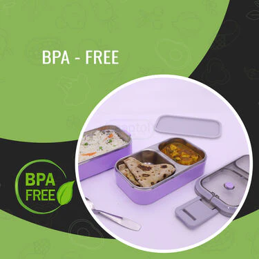 2 Layer Airtight & Leakproof Steel Insulated Lunch Box (2LILB1) - Image 7