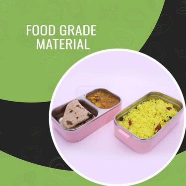 2 Layer Airtight & Leakproof Steel Insulated Lunch Box (2LILB1) - Image 8