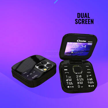2 Sim Dual Screen Flip Mobile With Camera And With Free Stylish Watch (M2 Mini W) - Image 10