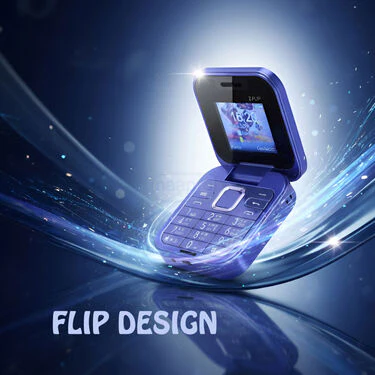 2 Sim Flip Phone With Camera & 4 Languages (PMH1 P) - Image 5