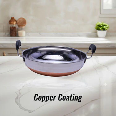 20 Pcs Copper Coated Cook & Serve Set + 5 Kitchen Tools + Chopping Board & Knife Set (20CC1A) - Image 5