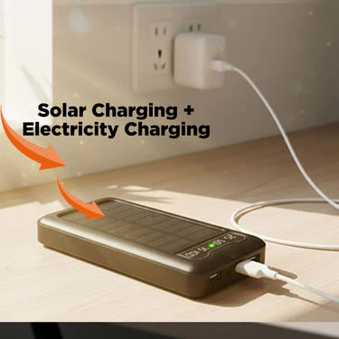 20000 Mah Solar Powerbank With Inbuilt Cables (PB34) - Image 3
