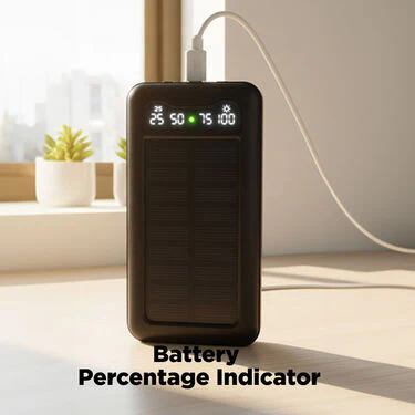 20000 Mah Solar Powerbank With Inbuilt Cables (PB34) - Image 4