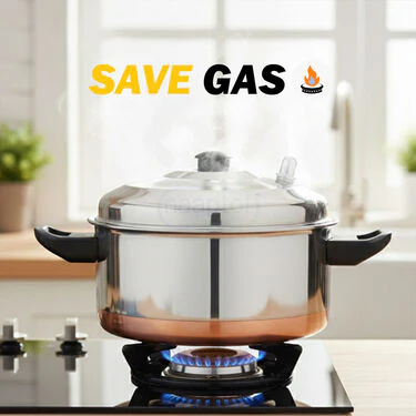 21 Pcs Copper Bottom Multipurpose Cook & Serve Set (21CC1) - Image 2