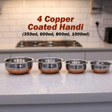 21 Pcs Copper Bottom Multipurpose Cook & Serve Set (21CC1) - Image 8