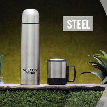 24 Hours Hot or Cold Insulated Flask + Double Wall Cup - Image 5