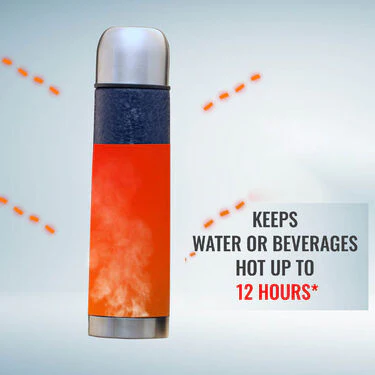 24 Hours Hot or Cold Insulated Flask + Double Wall Cup - Image 7