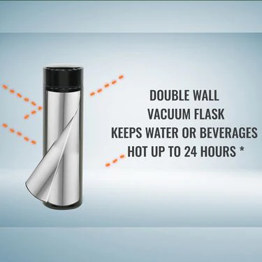 24 Hrs Hot & Cold Flask with Temperature Display + Free 2 Double Wall Cups (1TF2C) - Image 4