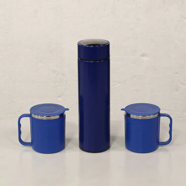 24 Hrs Hot & Cold Flask with Temperature Display + Free 2 Double Wall Cups (1TF2C) - Image 7