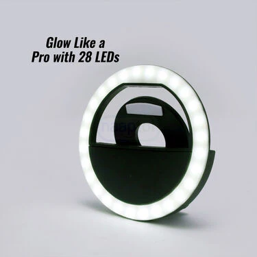 28 LED Rechargeable Super Bright Clip-on Ring Light  (LRG) - Image 5