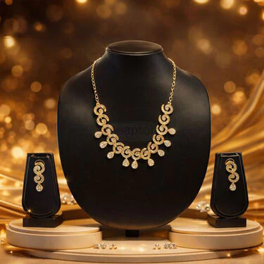 3 Austrian Diamond Necklace Set (3AUD22) - Image 5