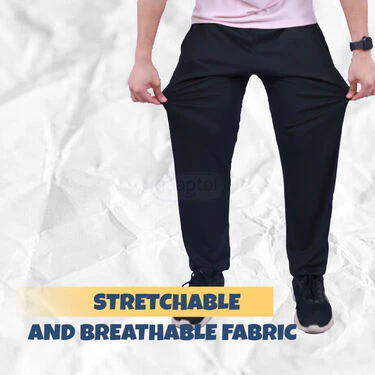 3 Comfortable Elasticated Joggers + FREE Digital Watch + FREE Wallet + FREE Sunglasses (3SPT11) - Image 2