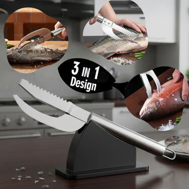 3 in 1 Fish Scaler + Free Fish Storage Containers (FS8) - Image 2