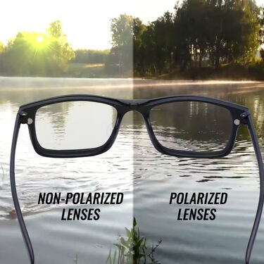 3 In 1 Frame Glasses Polarized with Magnetic Clip On Frame (FFPC1) - Image 4