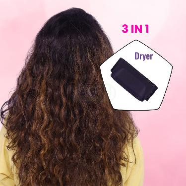 3 In 1 Hair Dryer Straightener & Curler (HD1) - Image 8