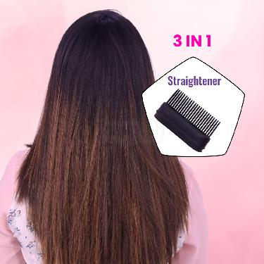 3 In 1 Hair Dryer Straightener & Curler (HD1) - Image 9