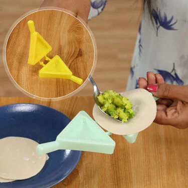 3 in 1 Puri Kachori & Gujiya Maker + Free 6 Sweet & Snack Maker (PKG6) - Image 10