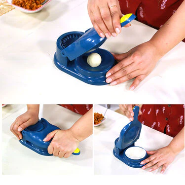 3 in 1 Puri Kachori & Gujiya Maker + Free 6 Sweet & Snack Maker (PKG6) - Image 5