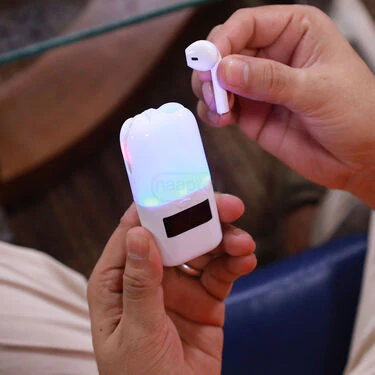 3 in 1 Wireless Bluetooth Earpods Cum Speaker With Colour Changing lights & Digital Display (TWS66) - Image 5