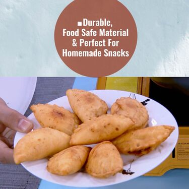 3 in1 Puri Kachori & Gujiya Maker + Free 13 Pcs Sweet & Snack Maker ( PKG14) - Image 6