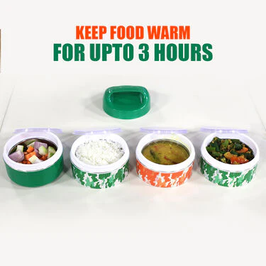 3 Layer Designer Steel Insulated Tiffin - BOGO - Image 4