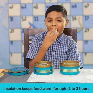 3 Layer + Free 2 Layer Steel Insulated Lunch Box (3&2RT) - Image 4