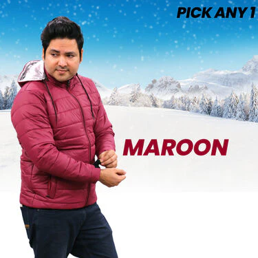3 Layer Super Warm Puffer Jacket with Hood (MPJ-1) - Image 4