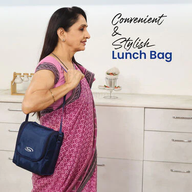 3 lunch Box With Stainless Steel Coloured Bottle And Bag (3LBB) - Image 3