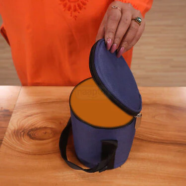 3 Pcs Vacuum Insulated Lunch Box With Round Bag - Buy 1 Get 1 Free (3ILB1) - Image 4