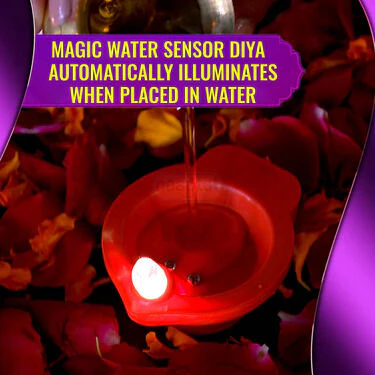 32 In 1 Mantra Device + 2 Magic Water Sensor Pooja Diya (MD8) - Image 6