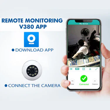360 Degree Rotating Live Wi-Fi CCTV Camera (CCTV 3) - Image 3