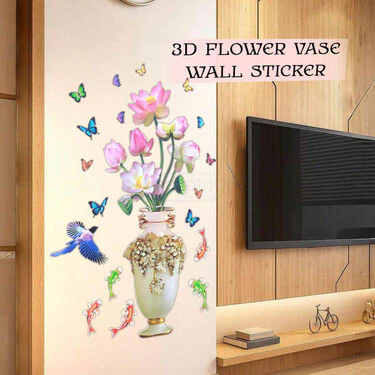 3D Floral Wall Sticker (3DWS6) - Image 2