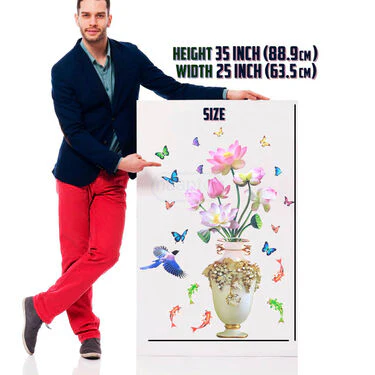 3D Floral Wall Sticker (3DWS6) - Image 3