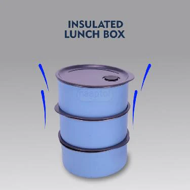3pcs Vacuum Insulated Lunch Box with Round Bag - Buy 1 Get 1 Free (3MLB1) - Image 2