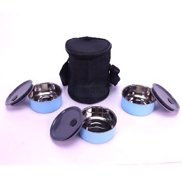 3pcs Vacuum Insulated Lunch Box with Round Bag - Buy 1 Get 1 Free (3MLB1) - Image 5
