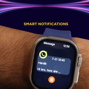 4 in 1 Big Screen Bluetooth Calling Smart Watch With Free Wireless Bluetooth Earpods (BCSW31) - Image 5