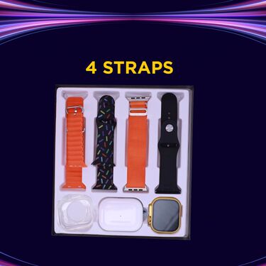 4 in 1 Big Screen Bluetooth Calling Smart Watch With Free Wireless Bluetooth Earpods (BCSW31) - Image 9