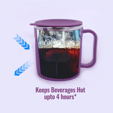 4 Pcs Double Wall Cup With lid (4CL2) - Image 5